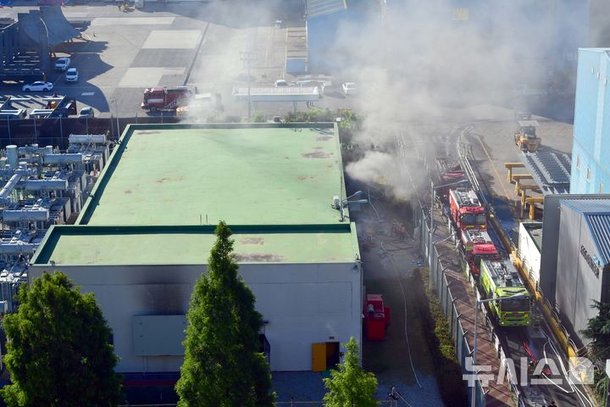 Jeonnam Yeongam HD Hyundai Samhoの主な変電所の火事…造船所のパワーブレイク（包括的）：Nate News