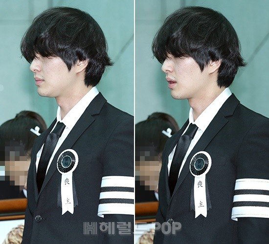 Onew SHINee di pemakaman Jonghyun