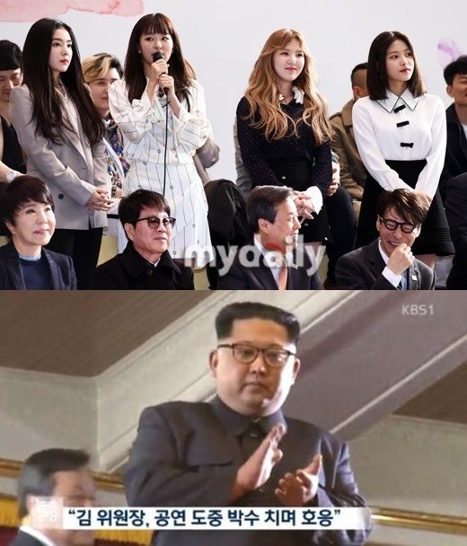 Red Velvet dan Kim Jong Un.