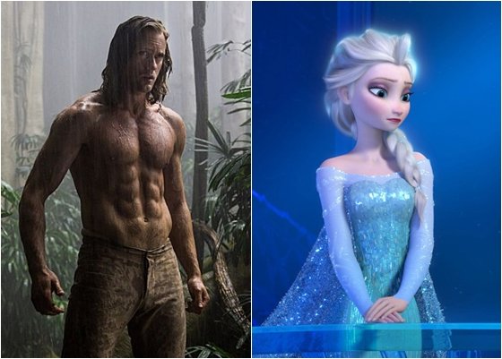 사진='레전드 오브 타잔', '겨울왕국' 스틸컷