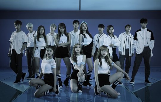 韓최초 보이그룹X걸그룹 합작 14인 유닛 탄생…몬스타엑스X우주소녀 | 인스티즈