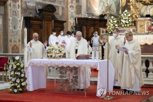 Vatican Pope Francis Mass