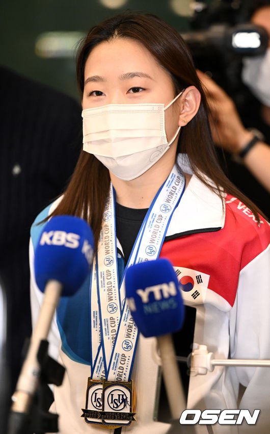 사진 세계선수권 500m 우승 소감 전하는 새로운 빙속여제 김민선 네이트 스포츠