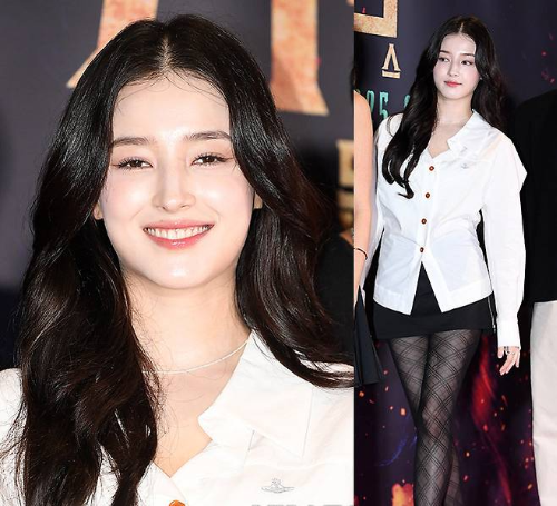&apos;세계 미모랭킹 1위&apos; 낸시, 실물 美쳤다! 눈부신 여신 비주얼 미니스커트룩