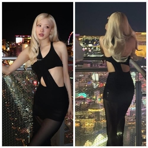 로제, 라스베이거스 밤하늘 아래 &apos;흉내 불가&apos;…이 분위기, 누가 따라와