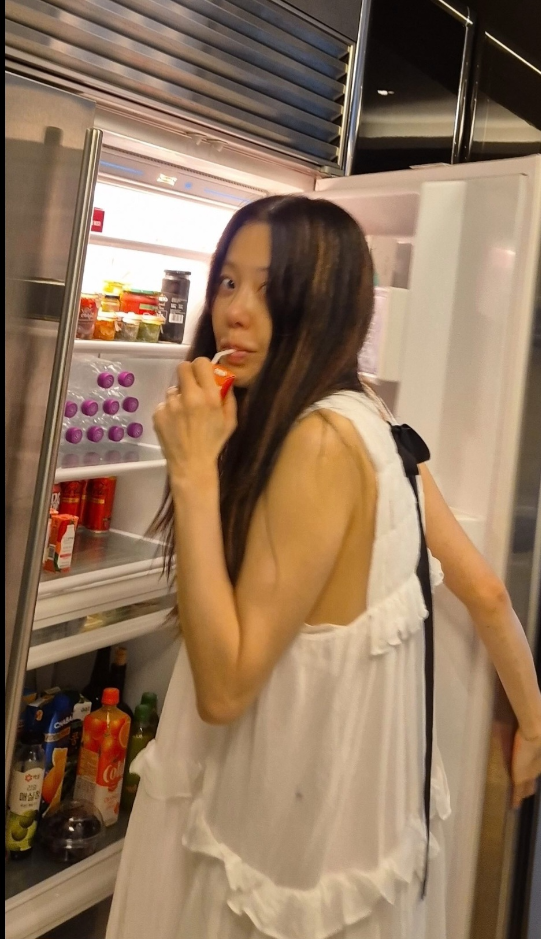 고현정, 냉장고엔 음식 대신 음료만…20번 우려낸 커피로 버텼다