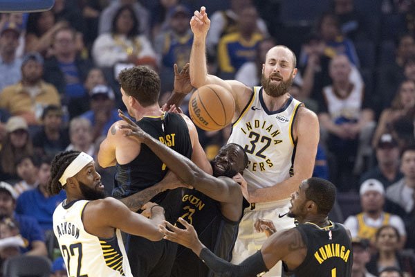 골든스테이트-인디애나 경기 현장 이미지