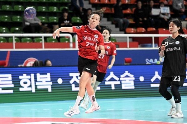 三陵市役所女子ハンドボール団、イ・ヨンギョン大活躍前立てて2連勝… 2位 水星：ネイトスポーツ