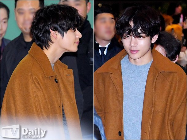 헤어 Pick] 방탄소년단 뷔 '남자 웨트 내추럴 히피펌', 25세 소년미 박제법 : 네이트 연예