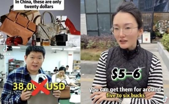 Vidéo révélant le coût de la production d'un sac Birkin à plus de 38 000 dollars, mais fabriqué pour seulement 1 400 dollars en Chine.