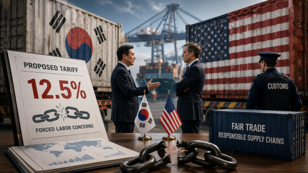 South Korean Government Expresses Concern Over U.S. Push for 'Forced Labor Tariffs'