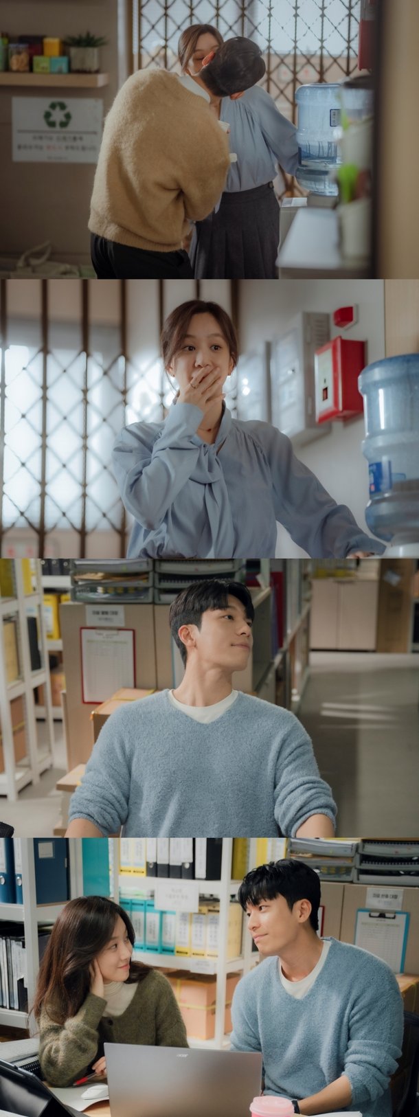 졸업 정려원♥위하준, 스릴 만점 비밀 사내 연애 시작··· 학원 탕비실 뽀뽀 심쿵 : 네이트 연예