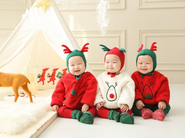 권혜성씨 부부는 기적처럼 크리스마스날 세쌍둥이를 만났다. 권혜성씨 제공