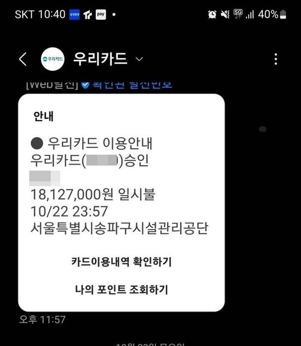 서울 한복판서 2시간 주차요금 1800만원 결제…도대체 무슨 일이