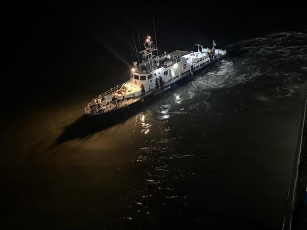 신안 해상 퀸제누비아 2호 좌초 보도 이미지