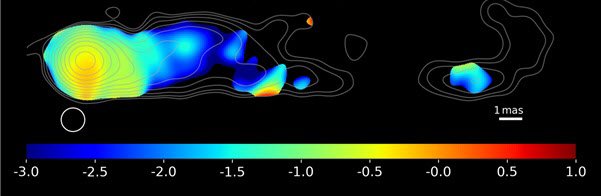천문연 포함 국제 연구팀, M87 블랙홀 제트 자기장 강도 추정