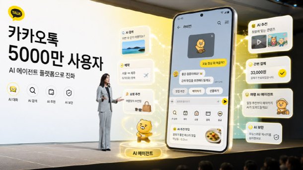 "카톡 안에서 추천·예약·결제까지"…카카오, 'AI 에이전트 플랫폼' 전환 선언