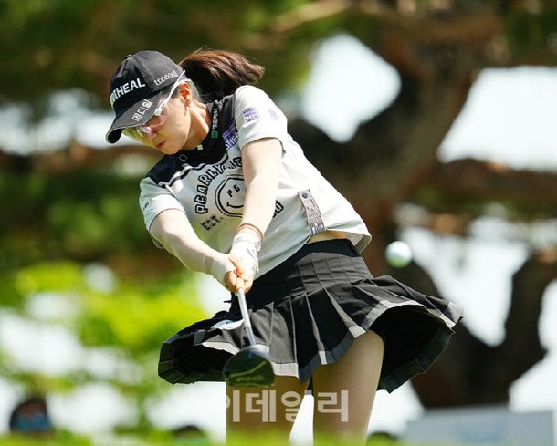 박현경의 경기 장면