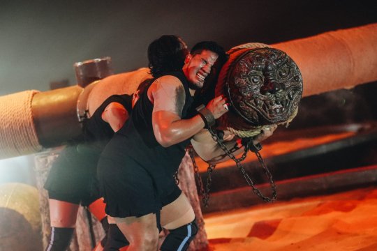 피지컬 아시아 팀 대항 미션 장면