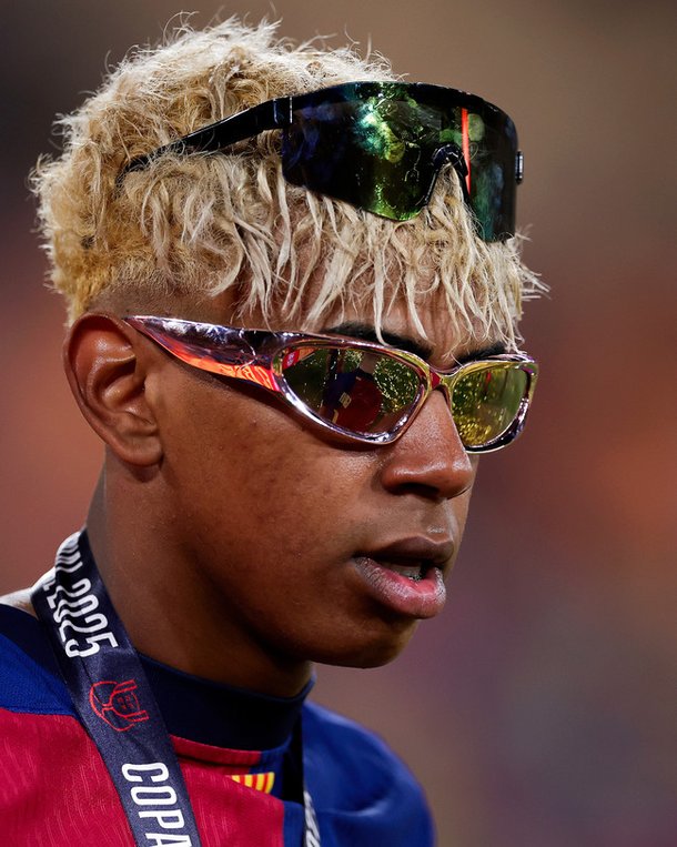 Barcelona team celebrating