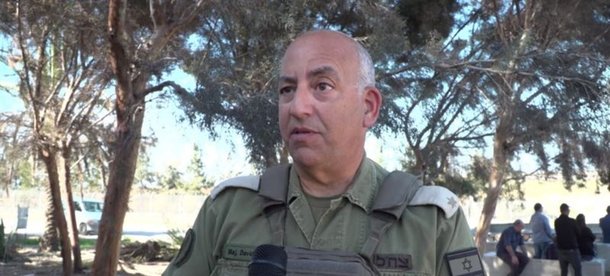 데이비드 바루치 이스라엘 방위군IDF 대변인이 26일현지시간 VOA와 인터뷰를 하고 있다. 사진=미국의소리VOA방송 캡처
