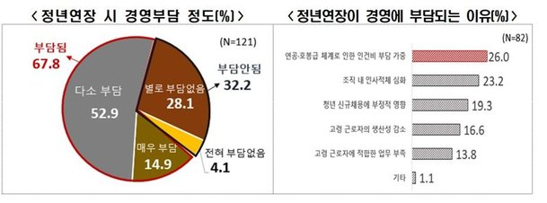 한국경제인협회 고령자 고용정책에 관한 기업인식 조사 결과 내용 표. 한국경제인협회 제?