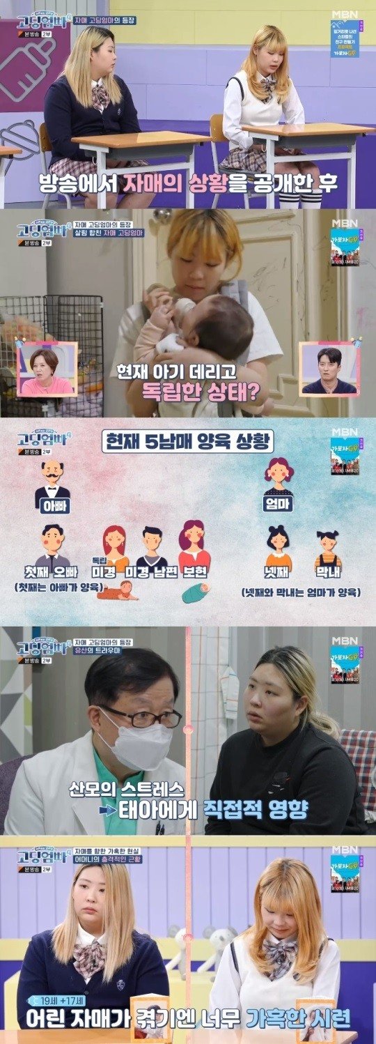 고딩엄빠4 최미경X최보현, 자매 고딩엄마의 공동 육아…충격적인 母 근황 눈물(종합) : 네이트 연예