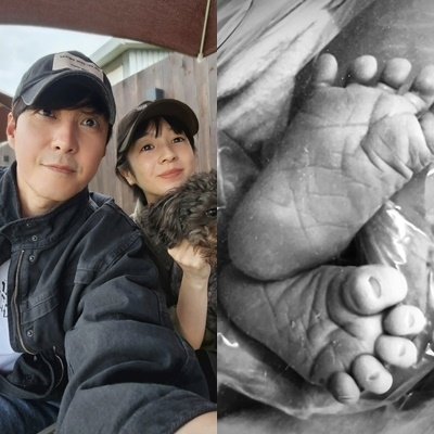 Shim Hyung-tak♥Saya, holding their second child "Thank you for being born... The name is Haru"