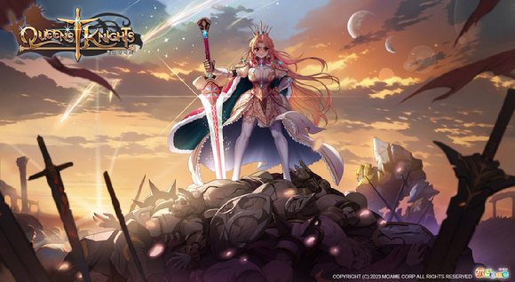 엠게임, 방치형 RPG 퀸즈나이츠 구글플레이 인기 1위 달성
