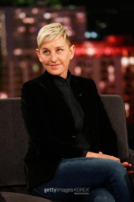 JIMMY KIMMEL LIVE! - ″Jimmy Kimmel Live!″ airs every weeknight at 11:35 p.m. EST and features a diverse lineup of guests that include celebrities, athletes, musical acts, comedians and human interest subjects, along with comedy bits and a house band. The guests for Monday, December 10 included Ellen DeGeneres (″Ellen DeGeneres: Relatable″), Pete Holmes (″Dirty Clean″), and musical guest Cole Swindell. (Randy Holmes/Walt Disney Television via Getty Images) ELLEN DEGENERES