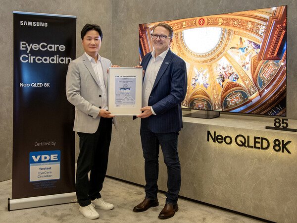 Téléviseur Samsung Neo QLED certifié « Santé oculaire des enfants » en Allemagne