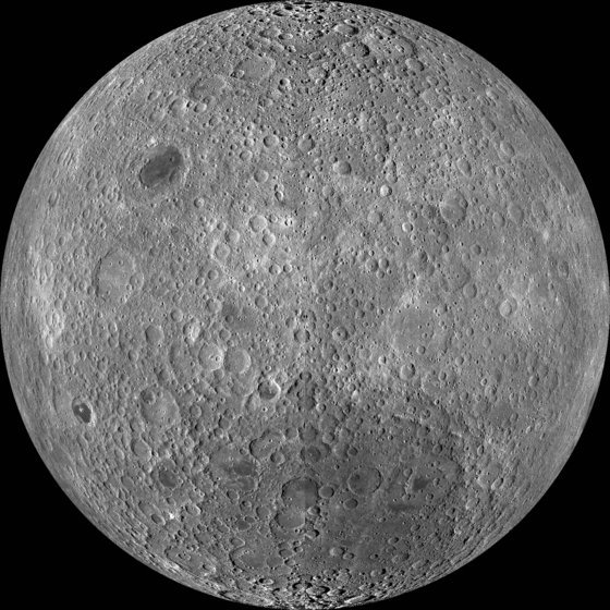 달의 뒷모습. [사진 NASA]