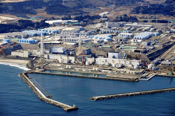 일본 후쿠시마 제1원자력발전소. 로이터=연합뉴스