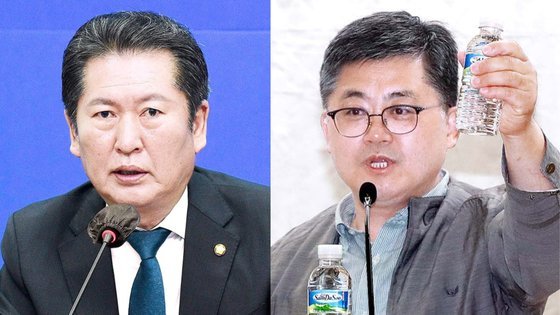 서울 마포을에서 맞붙게 될 정청래 민주당 의원과 함운경 국민의힘 후보