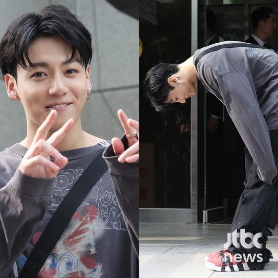 90도 폴더인사' 방탄소년단 정국, 월드클래스 인성 : 네이트 연예
