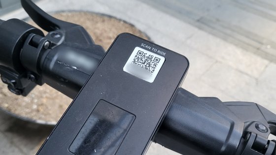 공공자전거 등을 빌릴 때도 QR코드 위에 악성 QR코드 스티커가 덧붙여져있지는 않은지 확인해야 한다. 〈사진=이지현 기자〉
