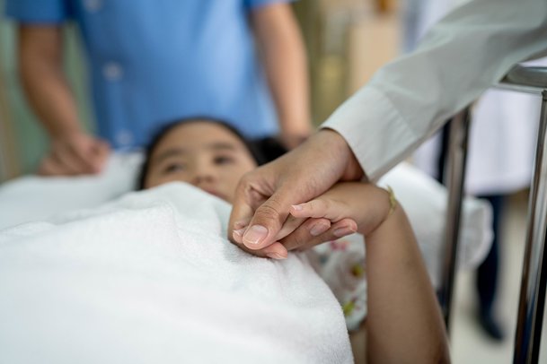 소아는 봄철 유행하는 감염질환에 취약하므로 주의가 필요하다. 게티이미지