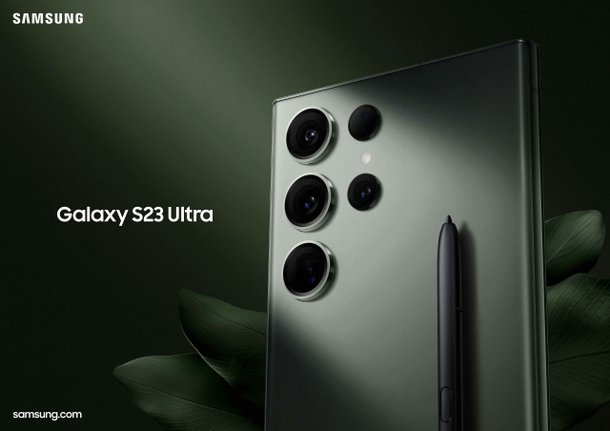 Galaxy S23 Ultra com zoom óptico de 10x.  Fornecido pela Samsung Electronics