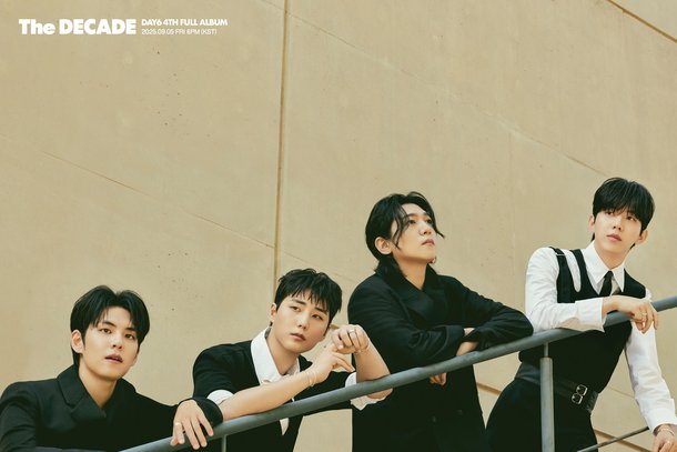 DAY6(데이식스), 새 정규 앨범 'The DECADE' 단체 이미치 최초 공개