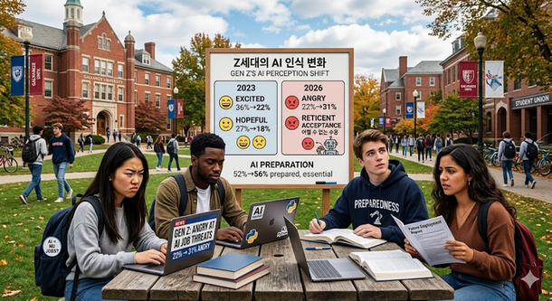 "매일 쓰지만 그리 좋아하진 않아"…Z세대에게 AI 인기 시들