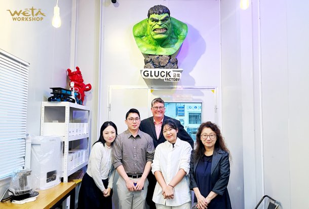 3D프린팅 기업 글룩에 웨타 워크숍 대표 방문…글로벌 협력 논의