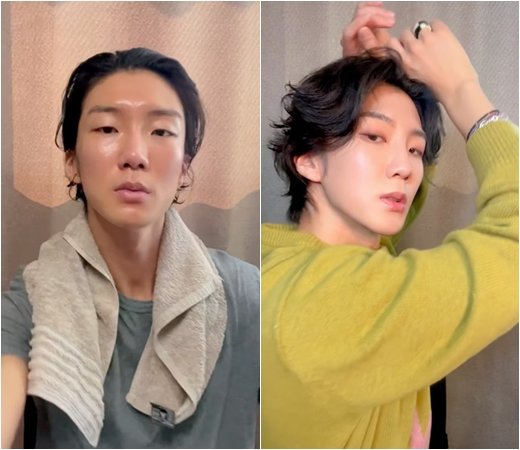 드라마틱 메이크업 모델