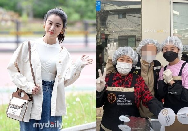 '신민철♥' 혜림, 또 미담 터졌다…산불 피해 자원봉사자 깜짝 포착 [MD이슈]
