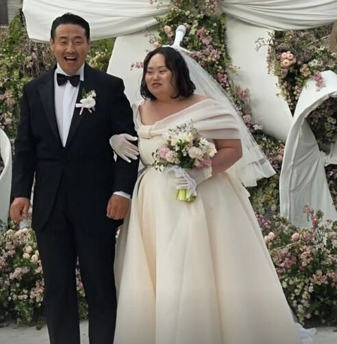 &apos;한지민 쌍둥이 언니&apos; 정은혜 결혼식 현장 공개, 문지인 내 눈물샘 폭풍 감동