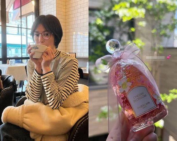 송혜교의 봄 향기는 어떨까…핑크빛 향수 인증
