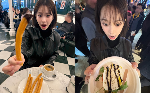 에스파 카리나 마드리드에서도 빛난 &apos;단발 여신&apos;