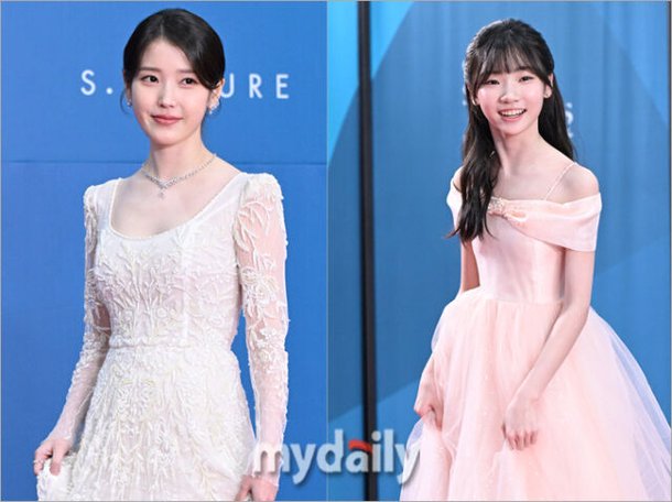 아이유, 어린 애순에게 &apos;헤드메&apos; 선물, 함께 빛낸 백상 [한혁승의 포톡]