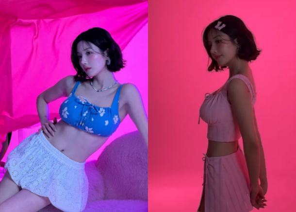 권은비, 워터밤 여신 클래스…탄탄 복근+완벽 몸매 자랑