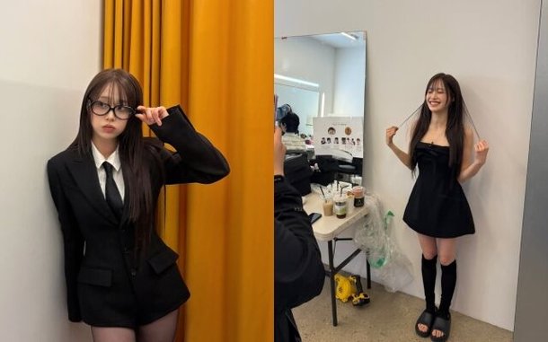 츄, 냉미녀로 변신하는 줄 알았더니…슬리퍼로 완성한 반전 매력
