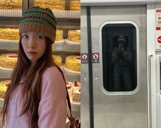 걸스데이 민아, 사람들이 알아볼 텐데…연예인도 지하철 타네